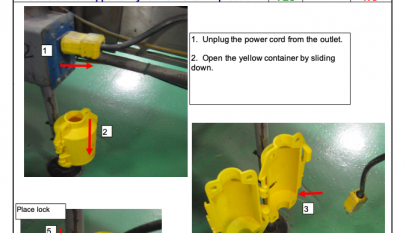 Prevent accidental plug-in of faulty equipment.