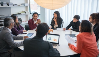 people sitting at the table