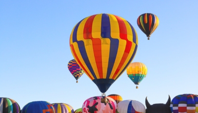 assorted color hot air balloon lot